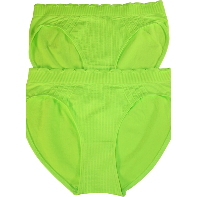 Greenice (G&N) Tessa Reflex bezešvé kalhotky - 2bal XL zářivě zelená