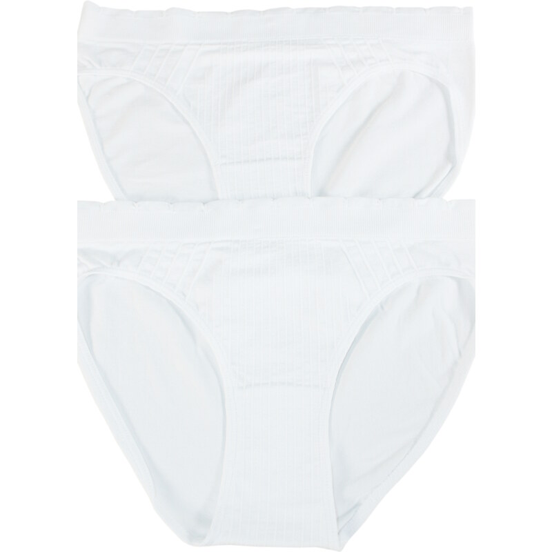 Greenice (G&N) Tessa bezešvé kalhotky - 2bal XL bílá