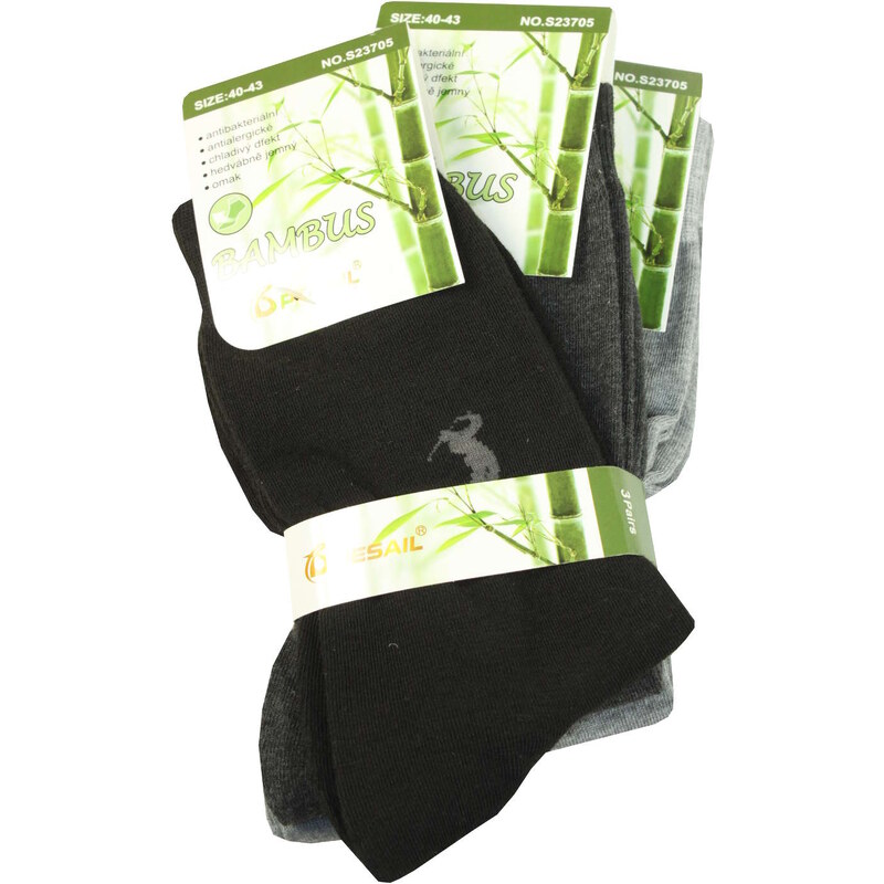 Pesail Bambus business ponožky - 3pack 40-43 MIX