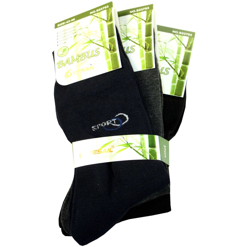 Pesail Sport pánské ponožky - 3pack 40-43 MIX