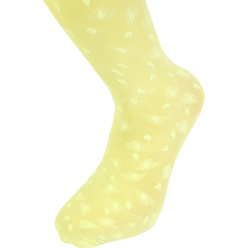 Pesail Silonkové punčochy pro slečny - 40 denů 5-6 let světle žlutá
