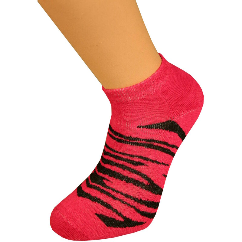 Pesail Thermo ponožky Tygr tmavě růžová 35-38
