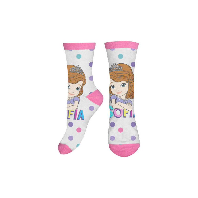 E plus M Dívčí ponožky Sofie - bílé