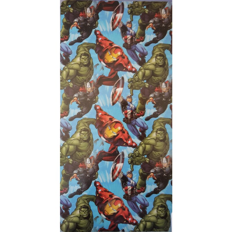Faro Bavlněné prostěradlo Avengers, 90x200 cm, barevné