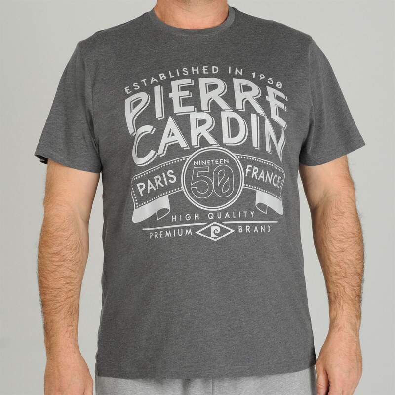 Tričko Pierre Cardin Marl pán. modro-šedivá