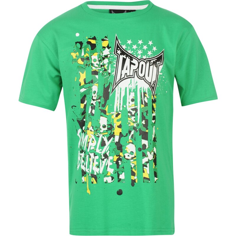 Tričko Tapout dět. zelená