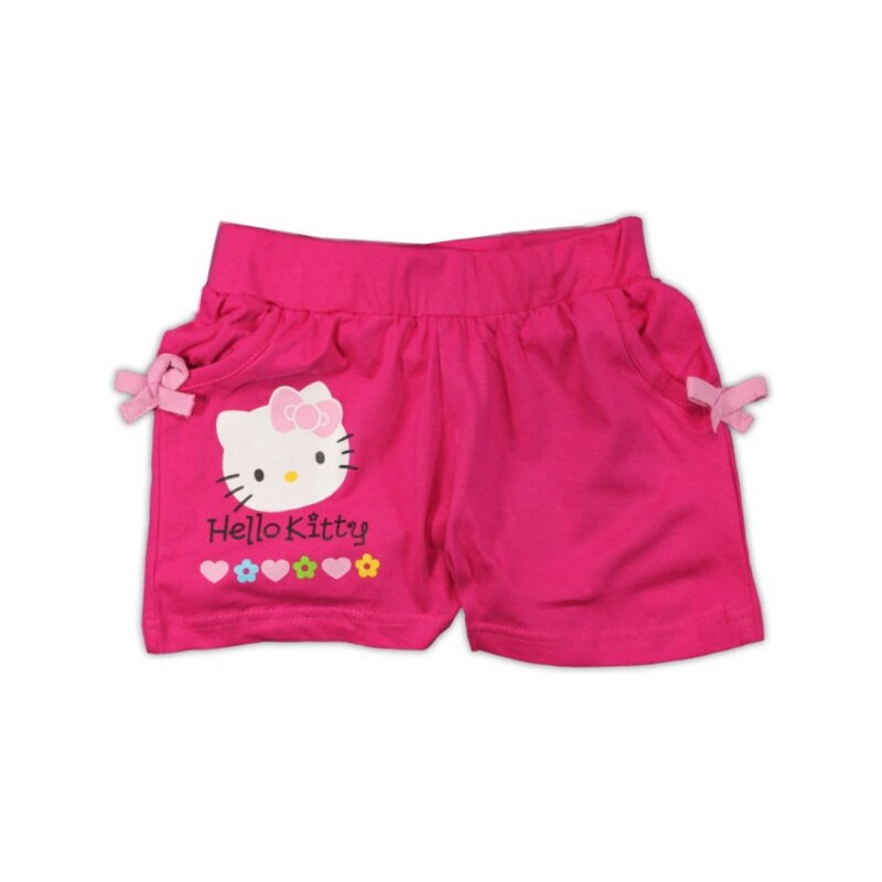 E plus M Dívčí šortky Hello Kitty - fuchsiové