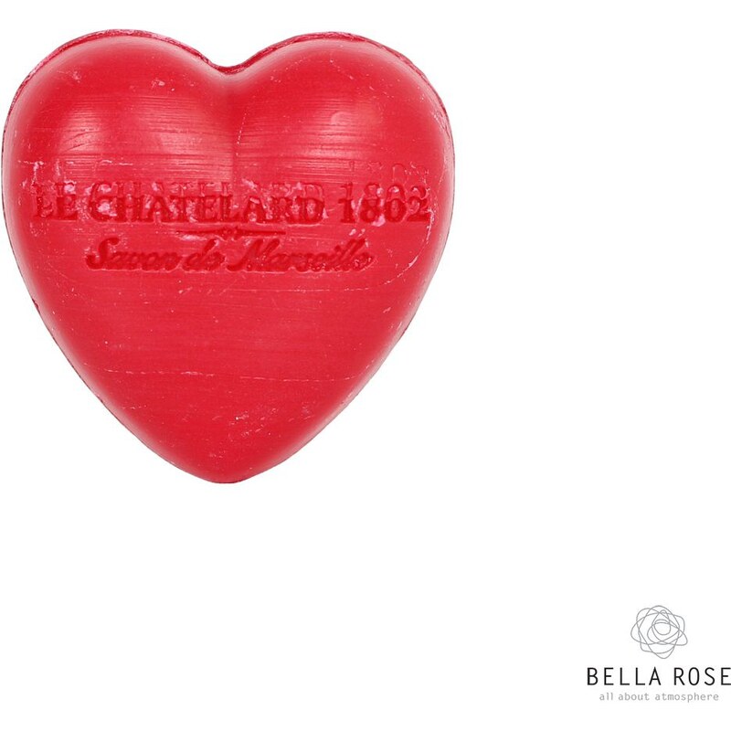 Le Chatelard Francouzské mýdlo Heart - Červené ovoce 25gr