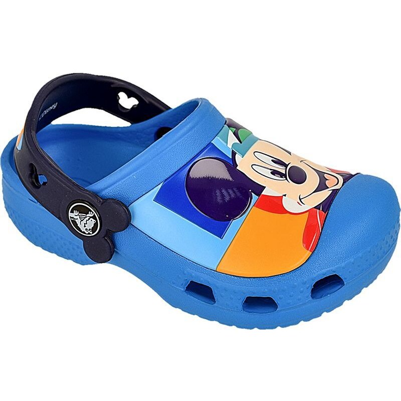 Pantofle Crocs Mickey Colorblock Clog Kids modrá 202689 202689-OCEAN/NAUTICAL NAVY - 22-24