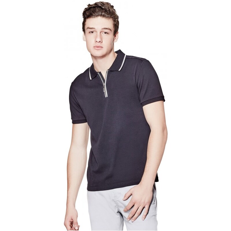 GUESS GUESS Anstead Polo - jet black