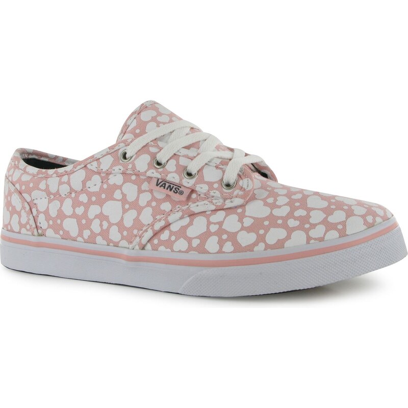 Vans Atwood Low Childrens Trainers Rose/Blue Heart