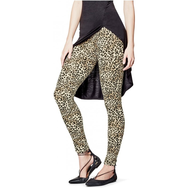 GUESS Pepper Leopard-Print Leggings - leopard