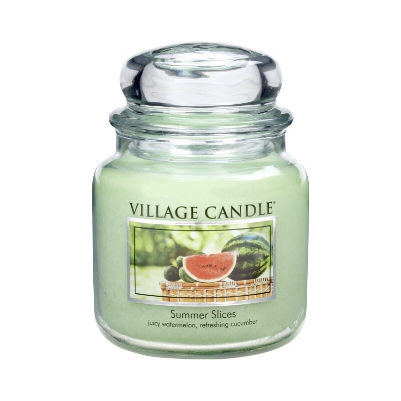 Village Candle Village Candle vonná svíčka ve skle Letní pohoda - Summer Slices 16 oz
