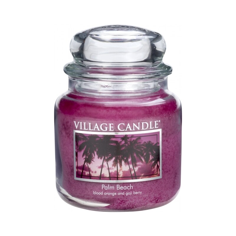Village Candle Village Candle vonná svíčka ve skle Palmová pláž - Palm Beach 16 oz