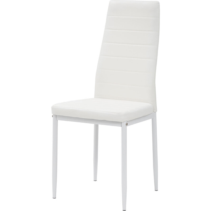 Jídelní židle Queen, bílá/bílá