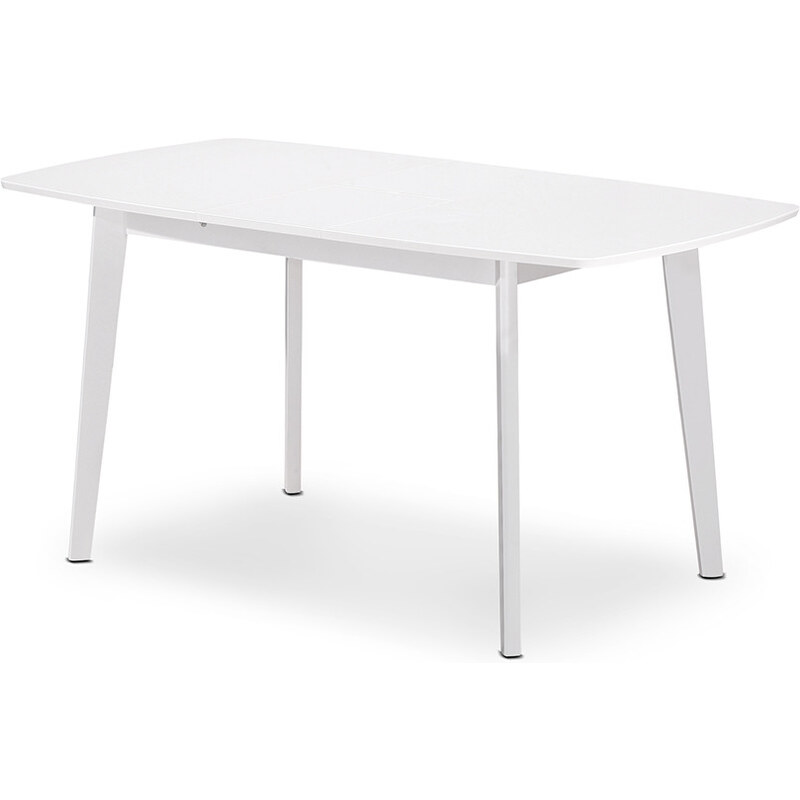 Rozkládací jídelní stůl Teo, 120-150 cm, bílý