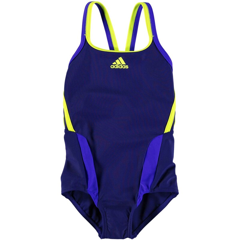 adidas Infinitex Swimming Costume dětské Girls Black/Bold Blue