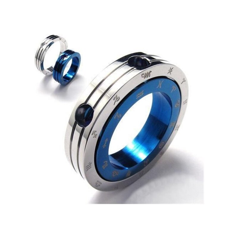 Impress Jewelry Ocelové přívěsky pro pár - Konstelace - modrý