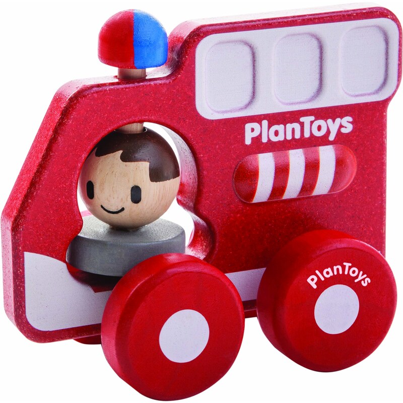 Montessori - Plan Toys Hasičské auto