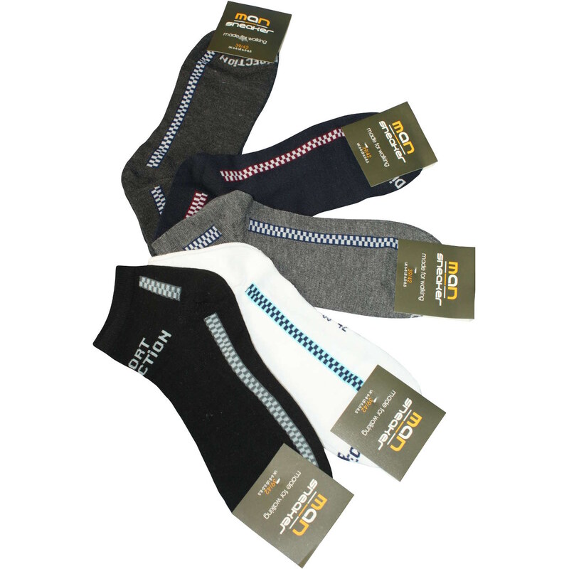 Union Sport Direction nízké ponožky - 3 páry 43-46 MIX