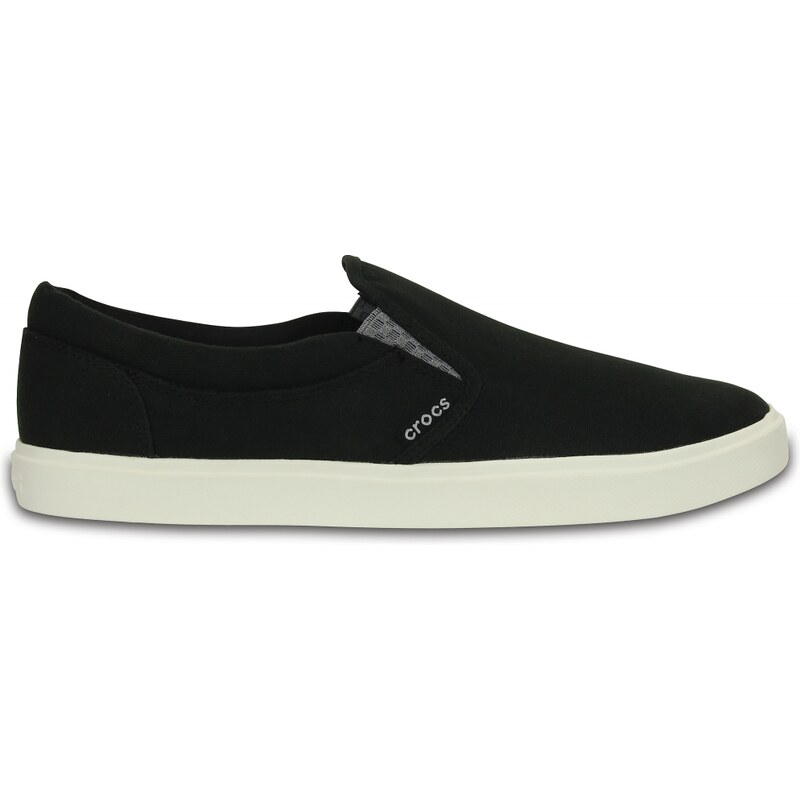 Crocs Sneaker Men Black/White CitiLane Slip-on Sneaker