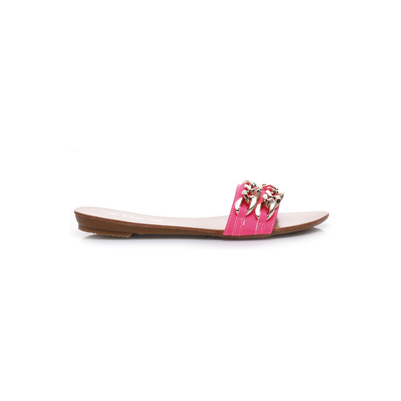 La Bella shoes Nádherné růžové nazouváky