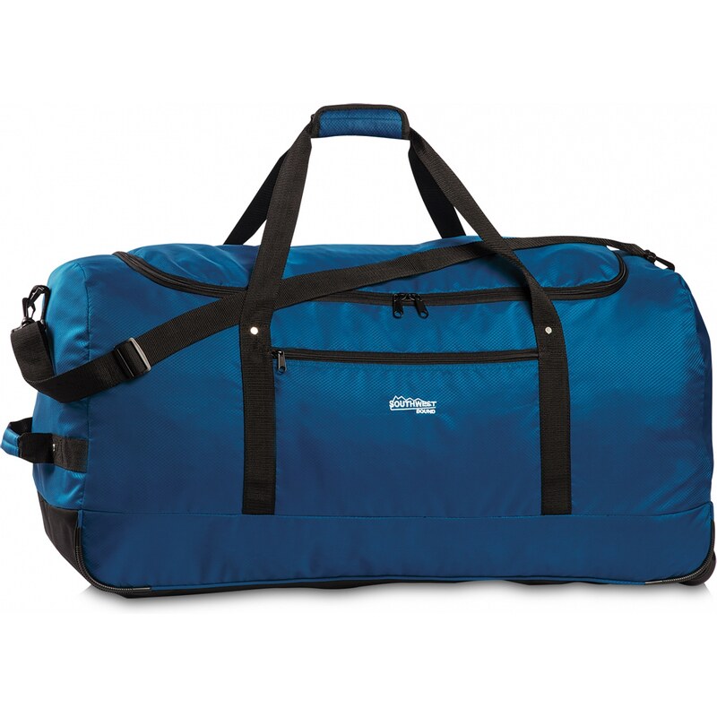 Southwest Skládací XXL cestovní taška na kolečkách 30232-0500 modrá