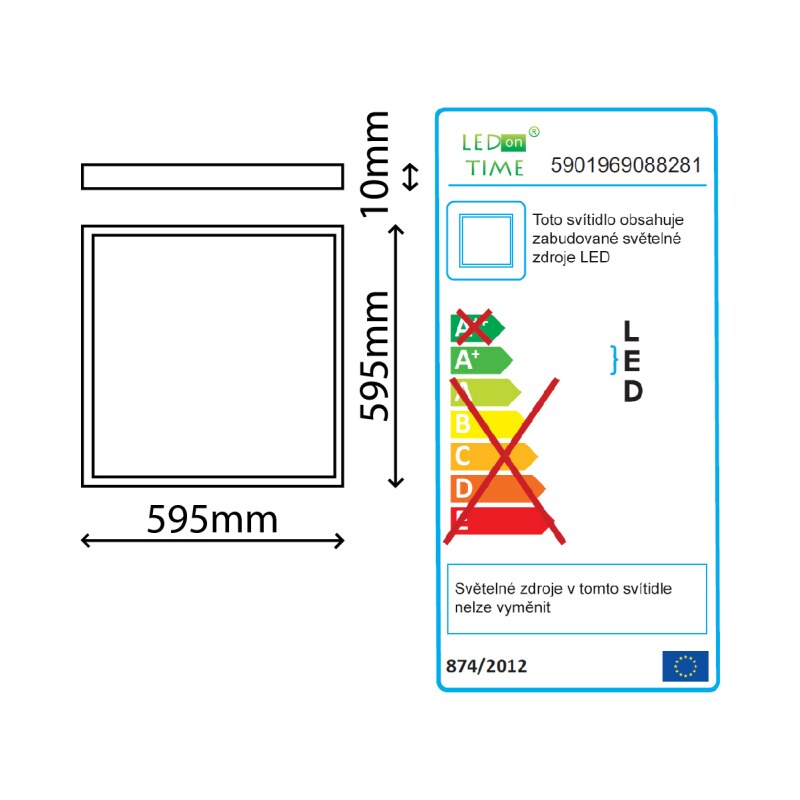 LEDtime PAN-0003-B5W-UGR