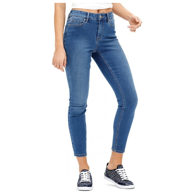 GUESS Dámské džíny Tahiana High-Rise Skinny Jeans - medium wash