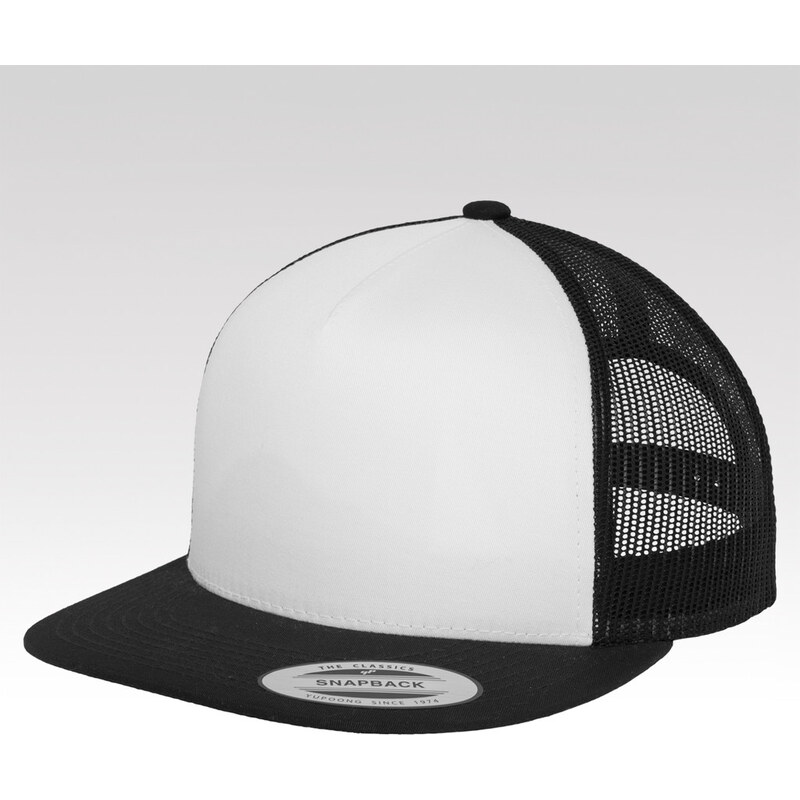 Yupoong Snapback Basic černo-bílý