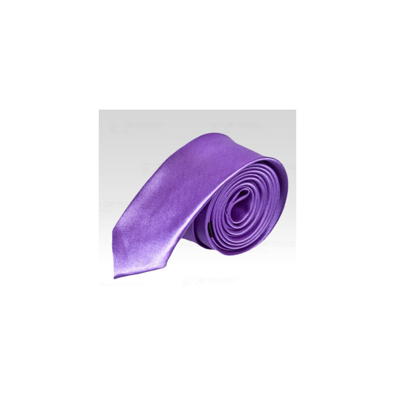Saténová kravata Wayfarer fialová 913