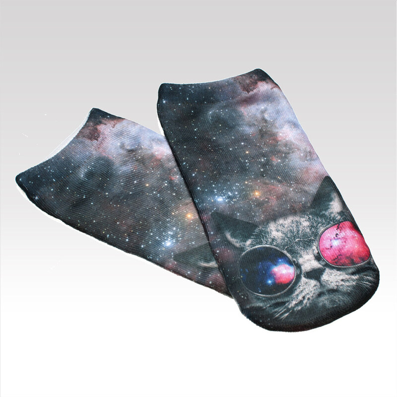 Wayfarer Dámské ponožky Cat universe