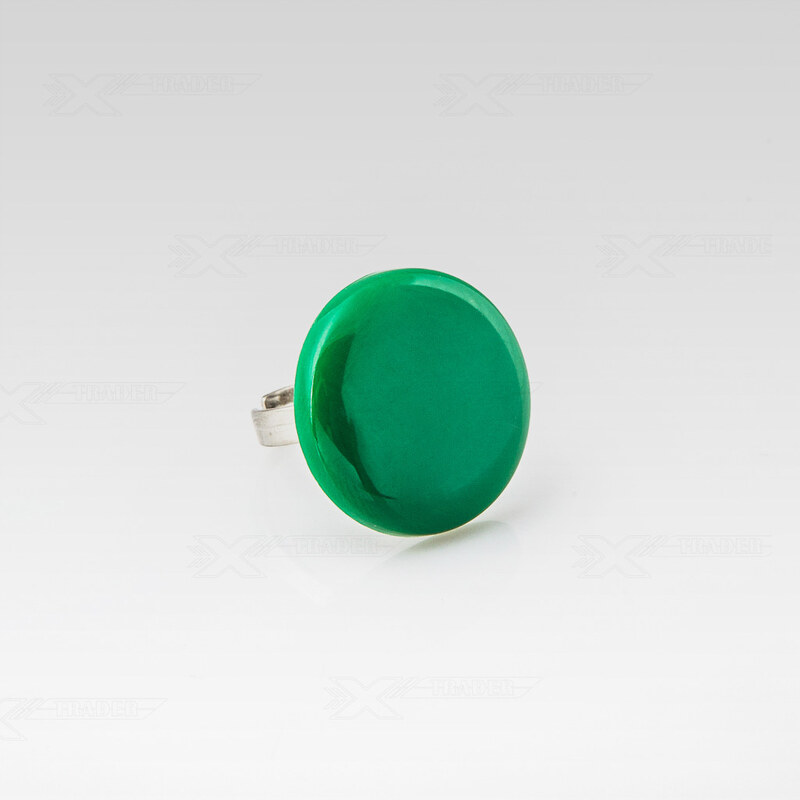 Wayfarer Dámský prsten Puntík zelený