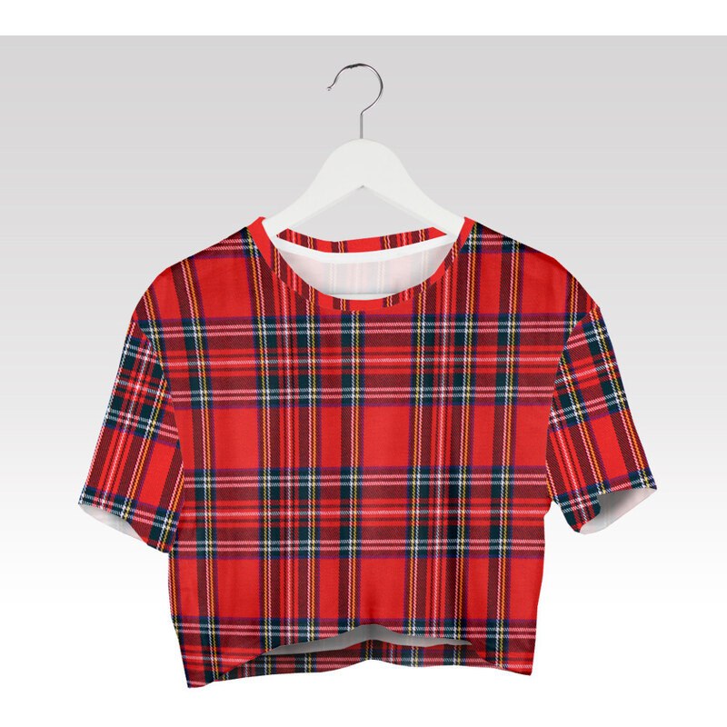 Wayfarer Crop-top tričko Krata red