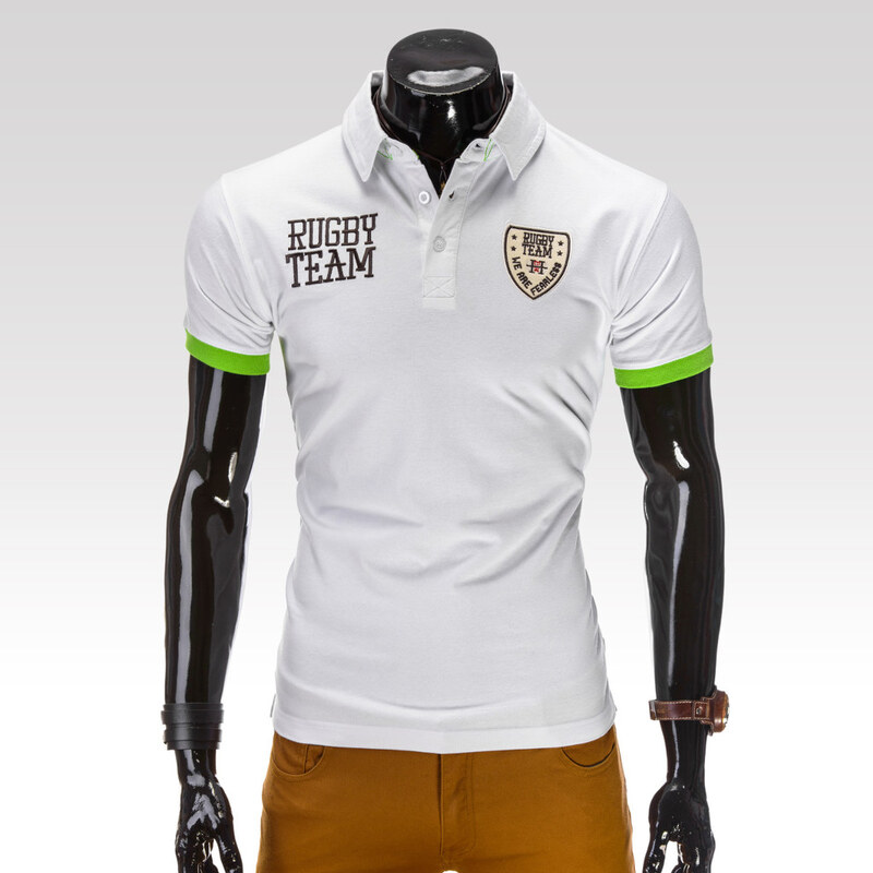 Ombre clothing Pánské tričko Fearless bílé
