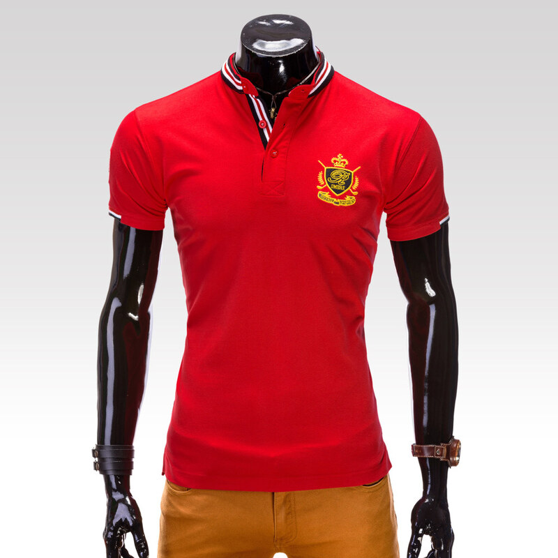 Ombre clothing Pánské tričko Uninhibited červené