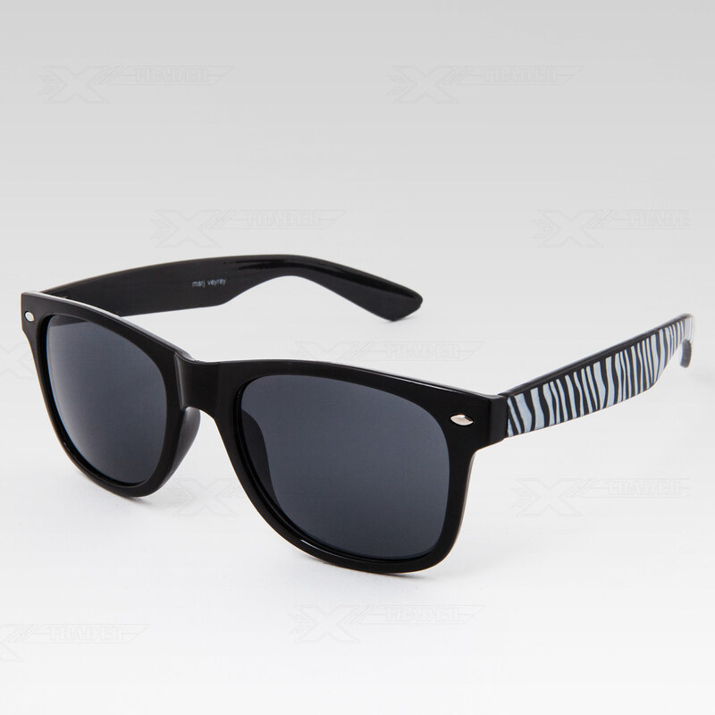 VeyRey Sluneční brýle Nerd DuoZebra - černé