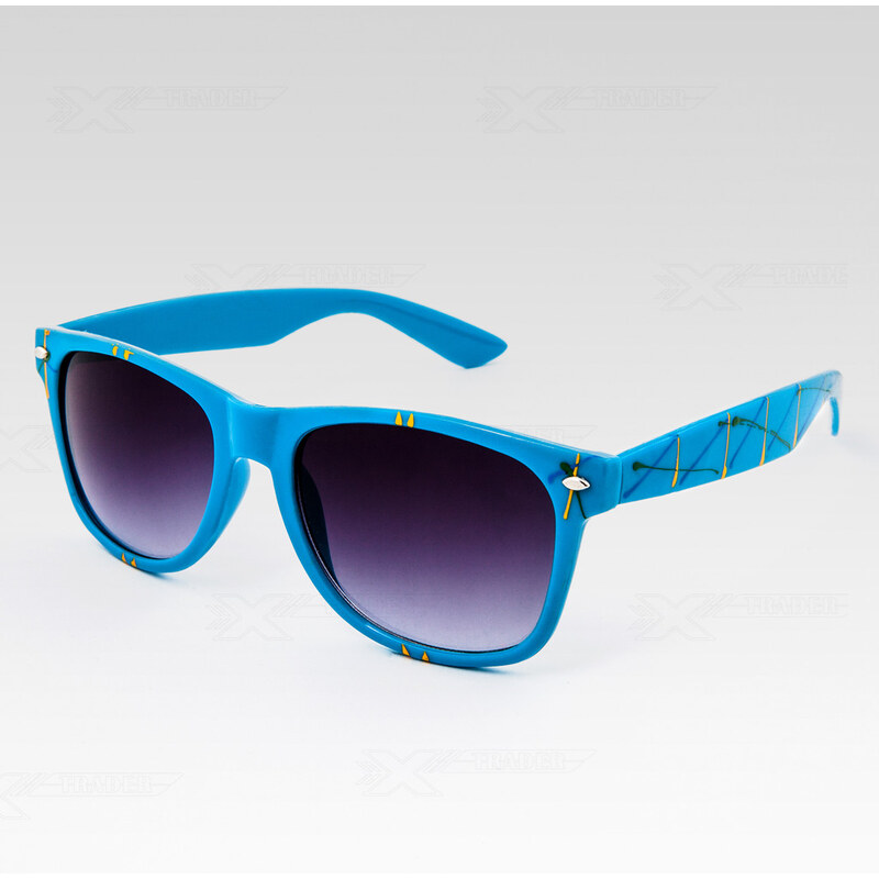 VeyRey Sluneční brýle Nerd painter modré