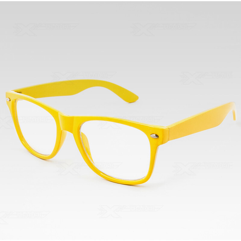 Way VeyRey stylové brýle Nerd žluté.