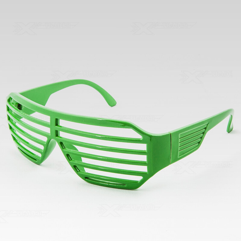 VeyRey Sluneční brýle Shutter hranaté zelené