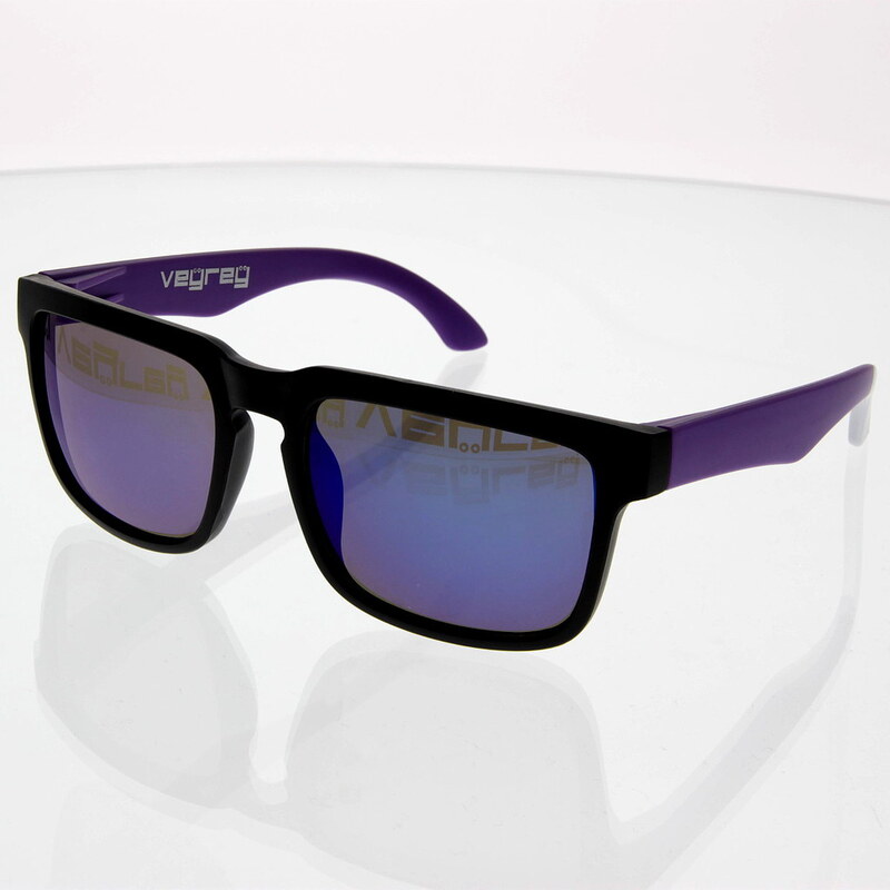 VeyRey Sluneční brýle Rider černo-fialové