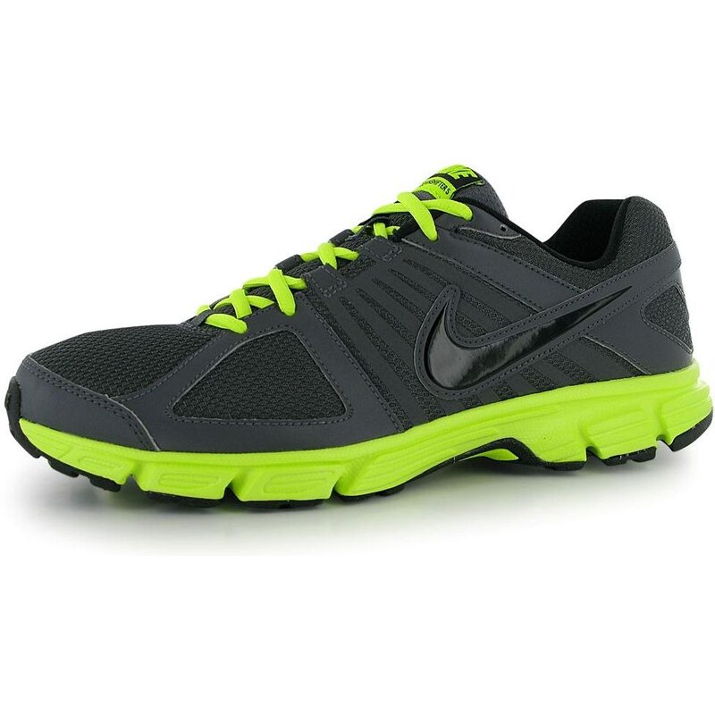 boty Nike Downshifter V pánské Running Shoes Grey/Volt