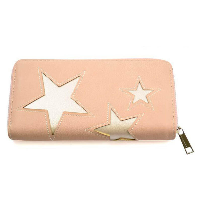 Peněženka pen03-23 - růžová s hvězdičkami