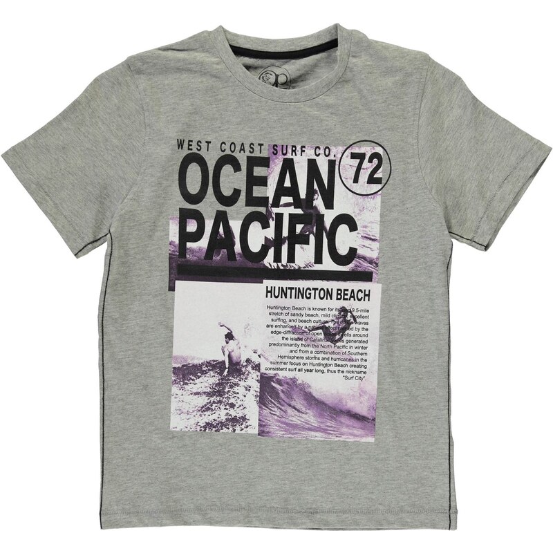 Tričko Ocean Pacific dět. popelavě šedá