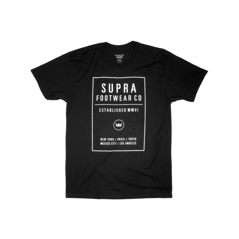 triko SUPRA - Quad Black (001)