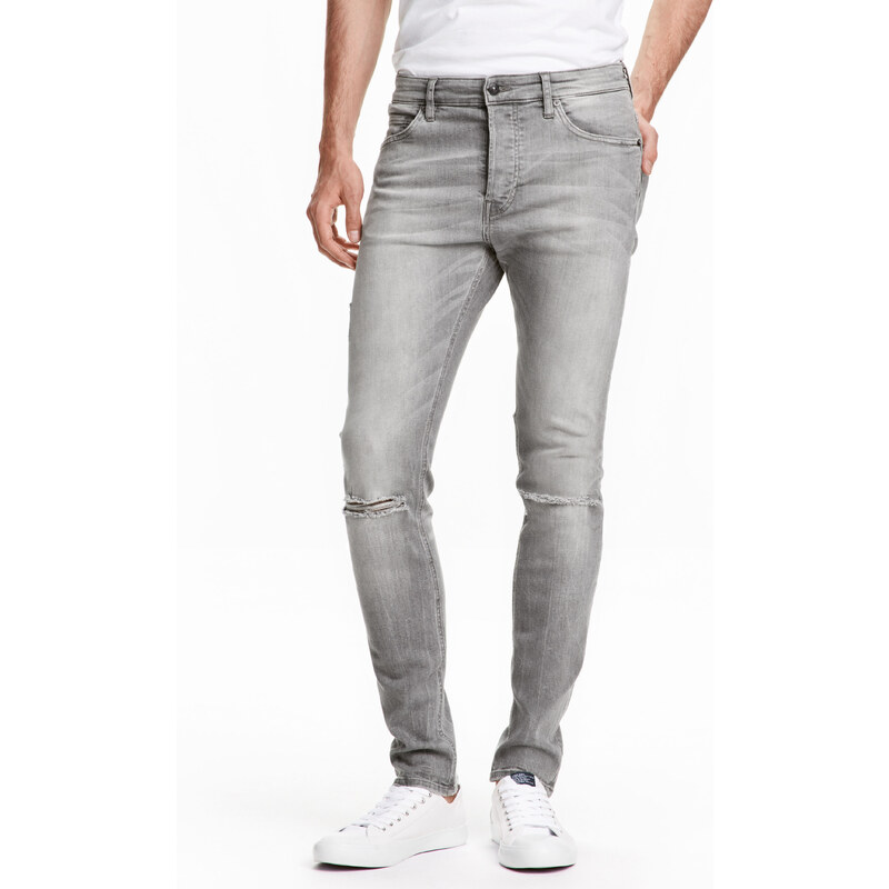 H&M Skinny Low Trashed Jeans