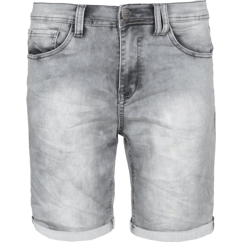 Pánské šedé jeans kraťasy URBAN SURFACE - vel. W30