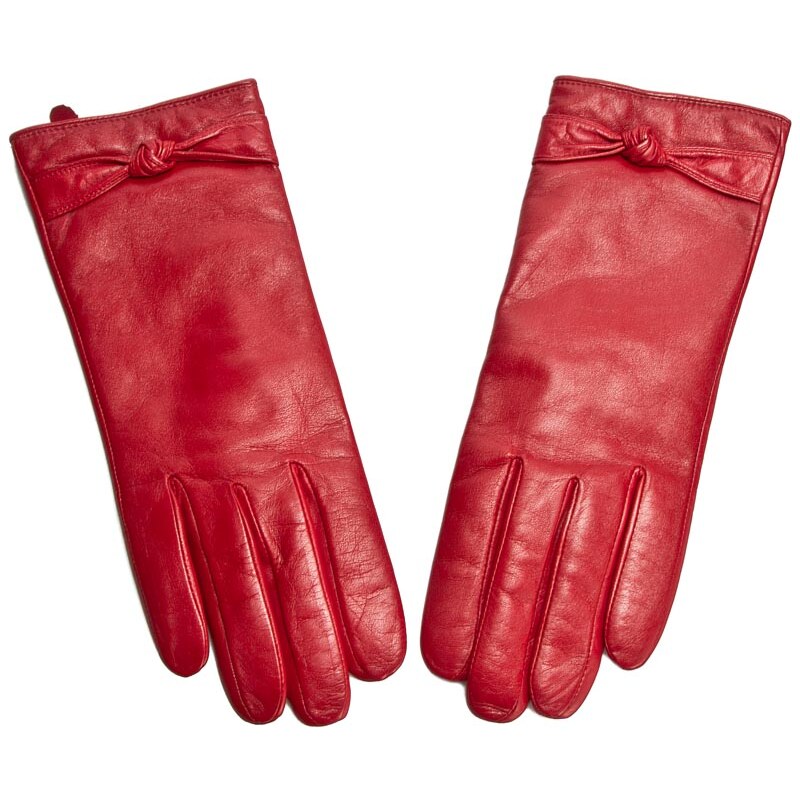 Dámské rukavice SAMSONITE - 01-421-910-7.5 Červená