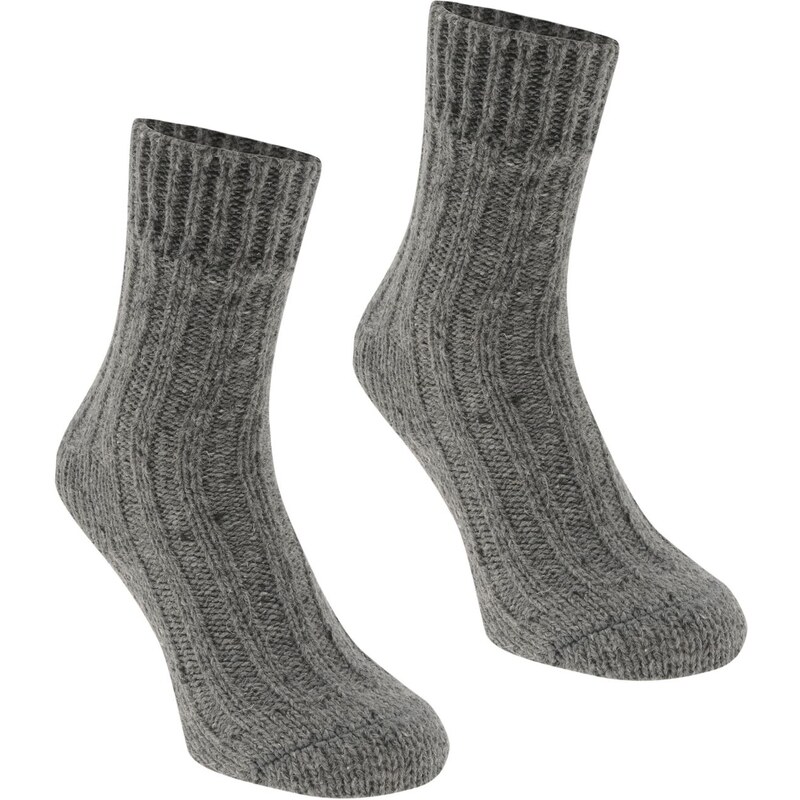 Ponožky Karrimor Wool Outdoor 2 Pack dám. popelavě šedá
