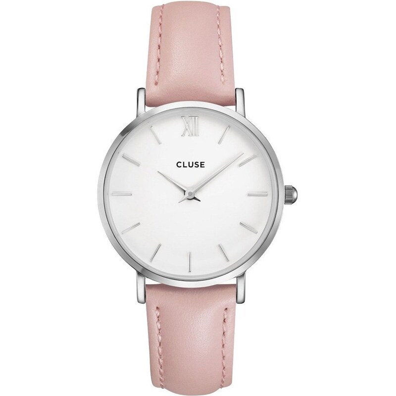 CLUSE MINUIT SILVER WHITE/PINK